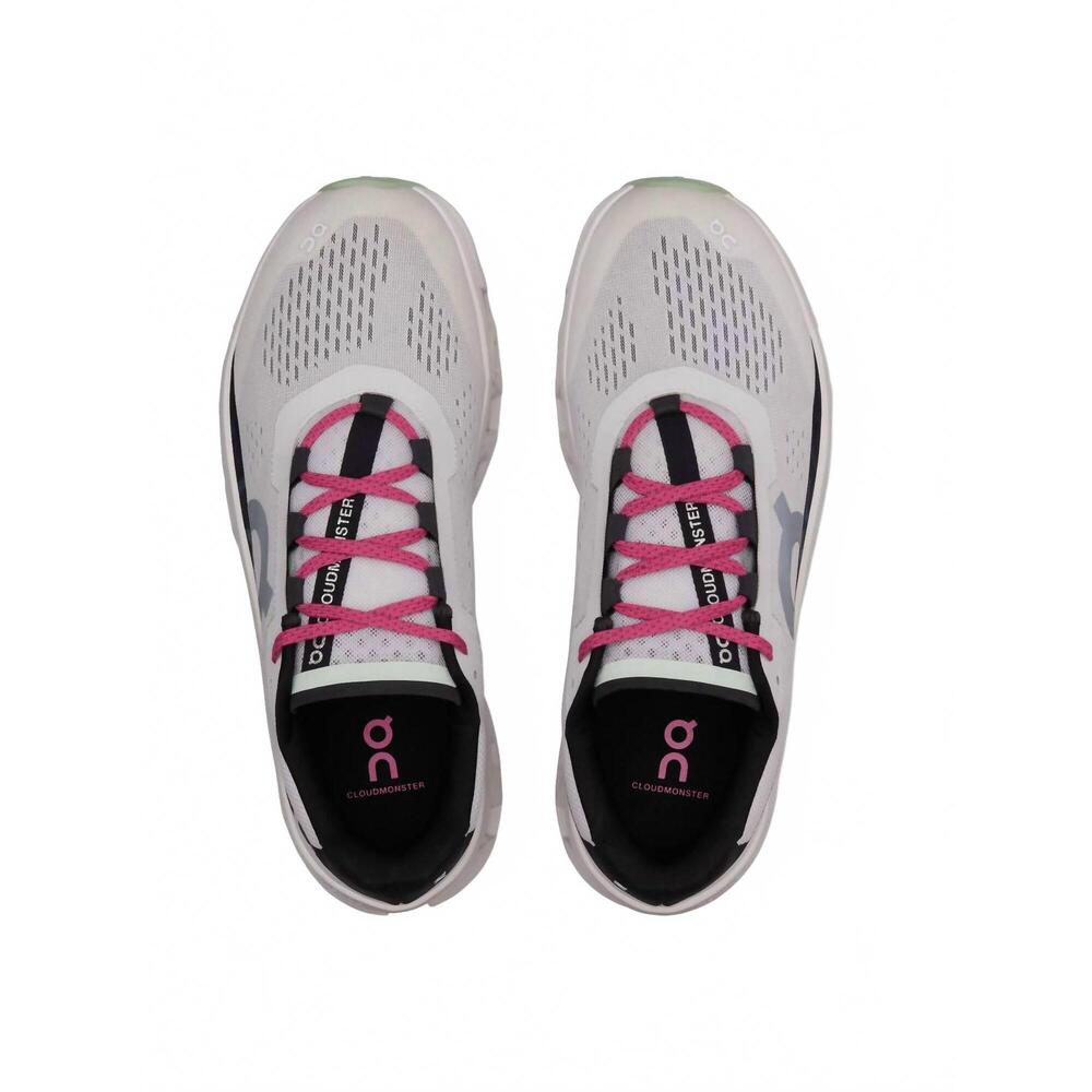 NEW ON RUNNING men's cloudmonster shoes in frost/black - Picture 5 of 6